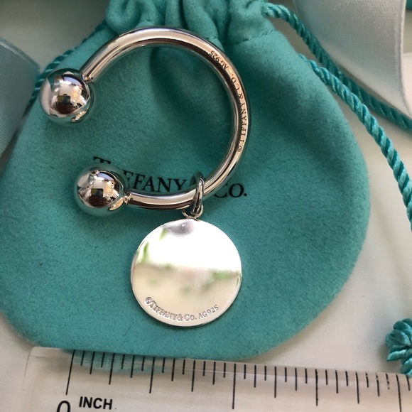 Tiffany & Co “J” Alphabet Key Ring - Picture 4 of 6